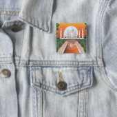 Reiseplakat für die indische Welt Button (Beispiel)