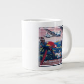 Reiseplakat für die Überfahrt über die Karibik Jumbo-Tasse (Vorderseite Rechts)