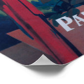 Reiseplakat für die Überfahrt über die Karibik Poster (Ecke)