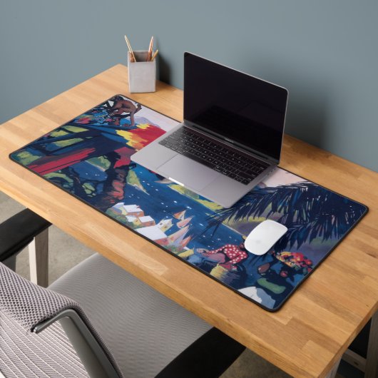 Reiseplakat für die Überfahrt über die Karibik Schreibtischunterlage (Büro 2)