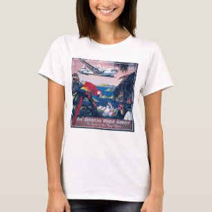Reiseplakat für die Überfahrt über die Karibik T-Shirt