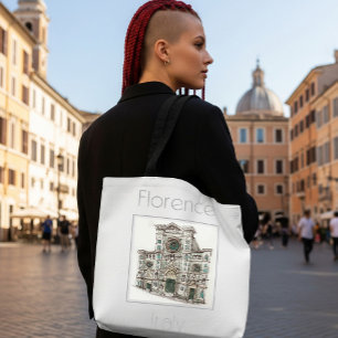 Reiseplakat für Florenz Italien Tasche