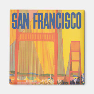 Reiseplakat für Flug Twa nach San Francisco Magnet