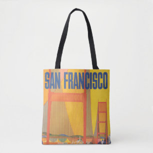 Reiseplakat für Flug Twa nach San Francisco Tasche