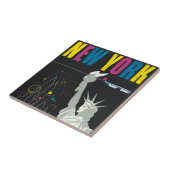 Reiseplakat für Flüge mit Northwest Airlines Fliese (Seite)