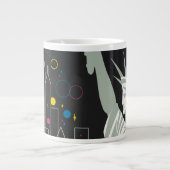 Reiseplakat für Flüge mit Northwest Airlines Jumbo-Tasse (Vorderseite)