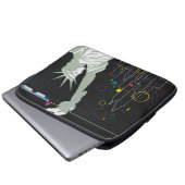 Reiseplakat für Flüge mit Northwest Airlines Laptopschutzhülle (Vorne Knopf)