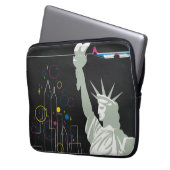 Reiseplakat für Flüge mit Northwest Airlines Laptopschutzhülle (Vorderseite Links)