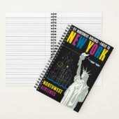 Reiseplakat für Flüge mit Northwest Airlines Notizblock (Innen)