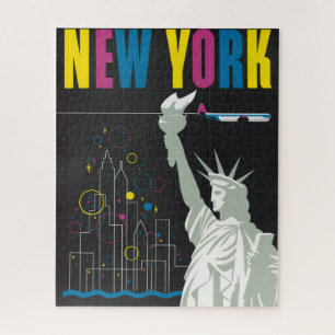 Reiseplakat für Flüge mit Northwest Airlines Puzzle