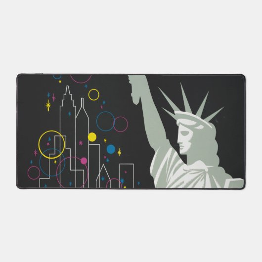 Reiseplakat für Flüge mit Northwest Airlines Schreibtischunterlage (Vorderseite)