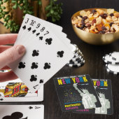 Reiseplakat für Flüge mit Northwest Airlines Spielkarten (In Situ)