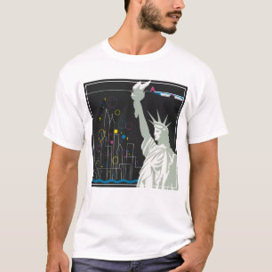 Reiseplakat für Flüge mit Northwest Airlines T-Shirt