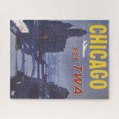 Reiseplakat für Flüge von Trans World Airlines Puzzle (Horizontal)