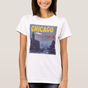 Reiseplakat für Flüge von Trans World Airlines T-Shirt