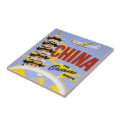 Reiseplakat für Fluggesellschaften aus Nordwesteur Fliese (Seite)