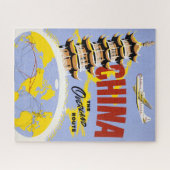 Reiseplakat für Fluggesellschaften aus Nordwesteur Puzzle (Horizontal)