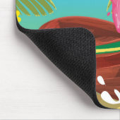Reiseplakat für Jamaika-Cartoon Mousepad (Ecke)