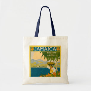 Reiseplakat für Jamaika im Vintage-Stil Tragetasche
