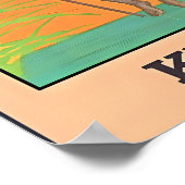 Reiseplakat für Kenia und Afrika Poster (Ecke)