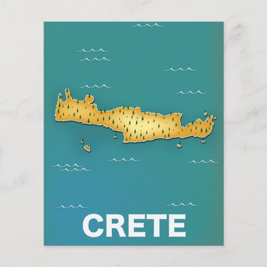 Reiseplakat für Kreta Flyer (Vorne)