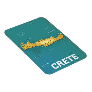 Reiseplakat für Kreta Magnet