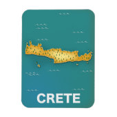 Reiseplakat für Kreta Magnet (Vertikal)