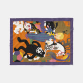 Reiseplakat für Londoner Untergrund U-Bahn Fleecedecke (Vorderseite (Horizontal))