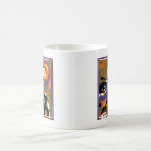 Reiseplakat für Londoner Untergrund U-Bahn Kaffeetasse (Mittel)