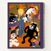 Reiseplakat für Londoner Untergrund U-Bahn Notizblock (Rückseite)