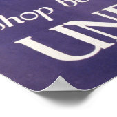 Reiseplakat für Londoner Untergrund U-Bahn Poster (Ecke)