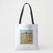 Reiseplakat für Malaga Spanien Tasche (Vorderseite)