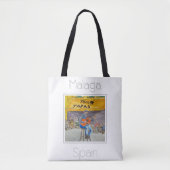 Reiseplakat für Malaga Spanien Tasche (Vorderseite)