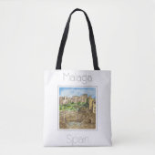 Reiseplakat für Malaga Spanien Tasche (Vorderseite)