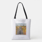Reiseplakat für Malaga Spanien Tasche (Rückseite)