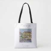 Reiseplakat für Malaga Spanien Tasche (Vorderseite)