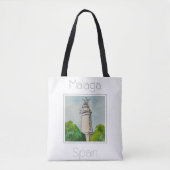 Reiseplakat für Malaga Spanien Tasche (Vorderseite)