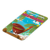 Reiseplakat für Martinique-Cartoon Magnet (Linke Seite)