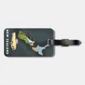 Reiseplakat für Neuseeland Gepäckanhänger (Rückseite horizontal)