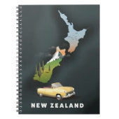 Reiseplakat für Neuseeland Notizblock (Vorderseite)