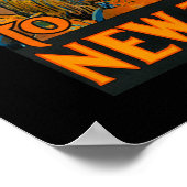 Reiseplakat für Neuseeland Poster (Ecke)