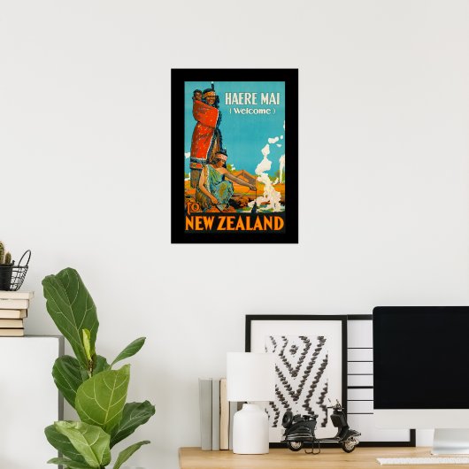 Reiseplakat für Neuseeland Poster (Heimbüro)