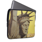 Reiseplakat für New York, United Air Lines Laptopschutzhülle (Vorne Rechts)