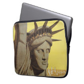 Reiseplakat für New York, United Air Lines Laptopschutzhülle (Vorderseite Links)