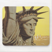 Reiseplakat für New York, United Air Lines Mousepad (Vorne)
