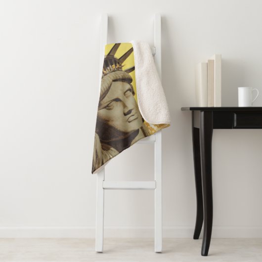 Reiseplakat für New York, United Air Lines Sherpadecke (Beispiel)