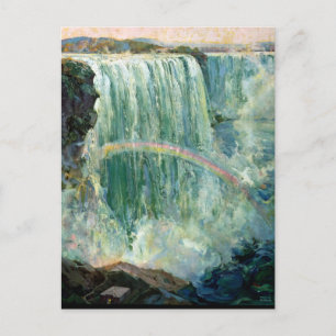 Reiseplakat für Niagara Falls im Vintage-Stil Postkarte