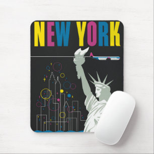 Reiseplakat für Northwest Airlines-Flüge Mousepad