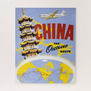 Reiseplakat für Northwest Orient Airlines Puzzle