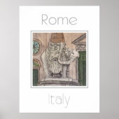 Reiseplakat für Rom Italien Poster (Vorne)